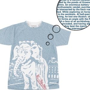 Lithographs T-shirt. Medium. Les Miserables.